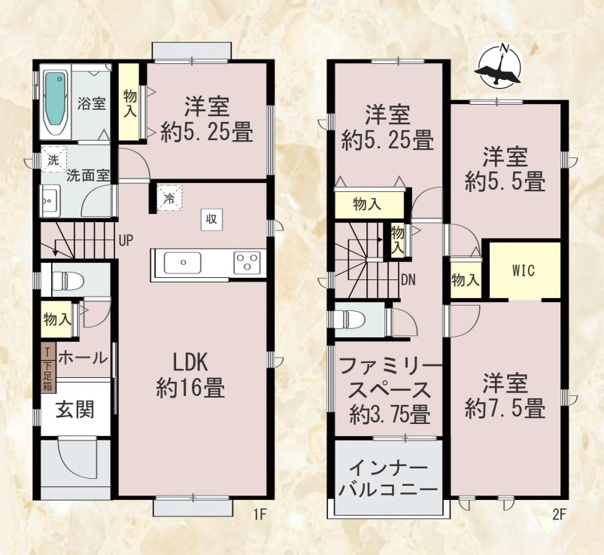 【間取り】 | 新宮町新宮　A号棟（全1棟）【仲介手数料無料・0円】 | 平日、土日祝日もお好きな日時にご見学可能です。お気軽にお問合せ下さい。