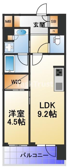 【間取り】 | ザ・パークハビオ都島フロント