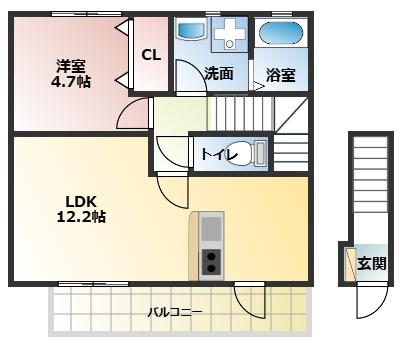 Dio赤間の間取り