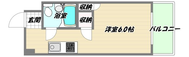 大阪市淀川区木川東４丁目の賃貸マンションの間取り