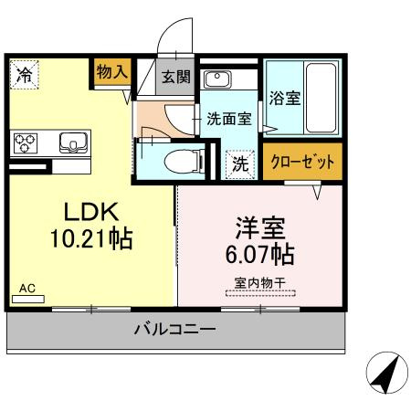 メゾンけやき通りの間取り