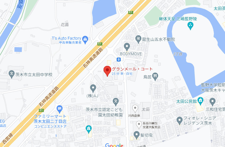 グランメール・コートの地図
