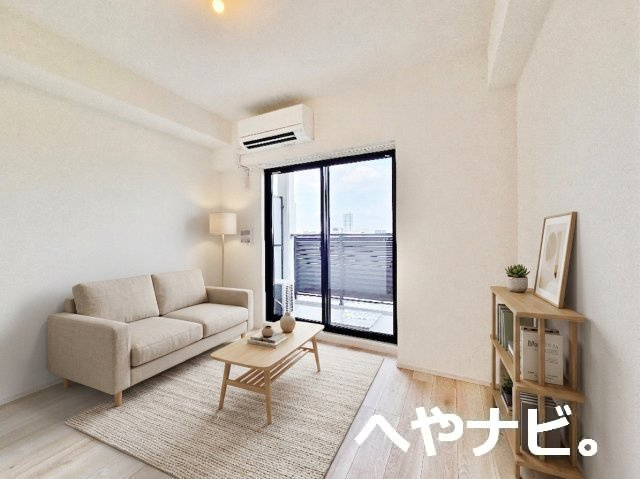 【居間・リビング】 | S-RESIDENCE金山flap(フラップ) | ※現況優先、家具等はAI加工によるイメージ画像です。