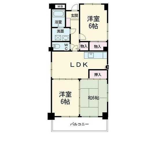アートマンションの間取り