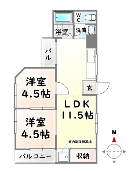 【間取り】 | マンションオックス【ペット相談可】