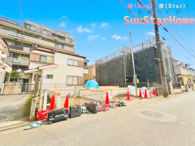 【サンスターホーム】福生市武蔵野台2丁目　オール電化新築戸建の外観