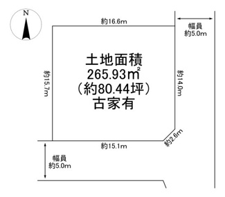 【土地図】 | 川西市向陽台1丁目2の48　建築条件無土地