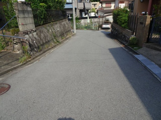 【前面道路含む現地写真】 | 川西市向陽台1丁目2の48　建築条件無土地