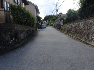 【前面道路含む現地写真】 | 川西市向陽台1丁目2の48　建築条件無土地