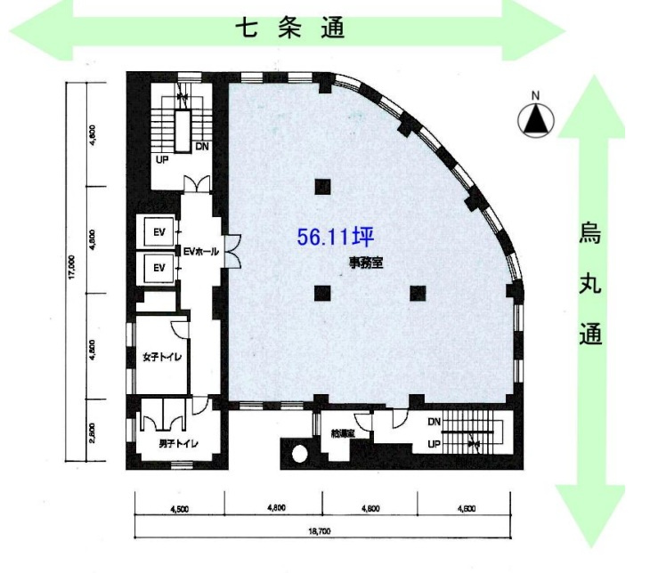 烏丸七条ビルの間取り