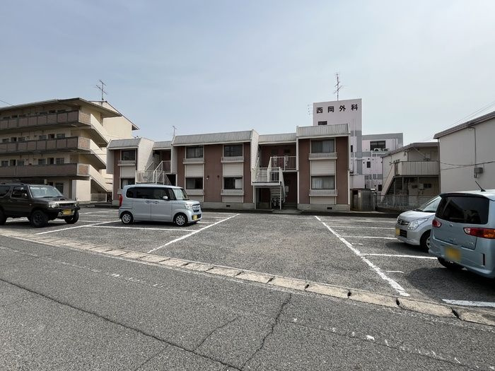 グリーンハイツ森安の駐車場