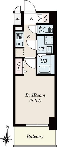 S-RESIDENCE堀田NorthⅡの間取り