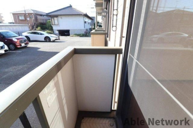 ルミエールBのバルコニー|日当たりの良いバルコニー