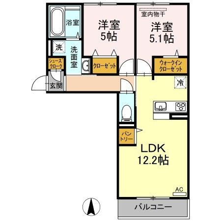 プレーヌの間取り