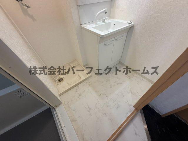 マンション花の洗面所|コンパクトで使いやすい洗面所