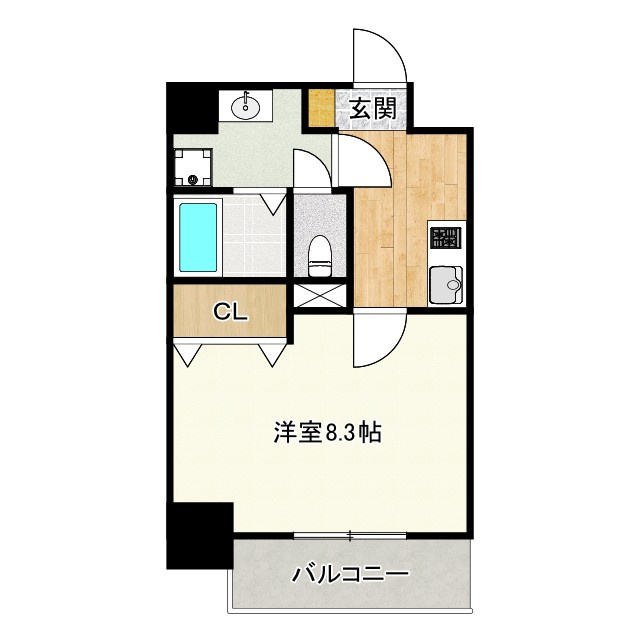ONELIGHT博労町の間取り