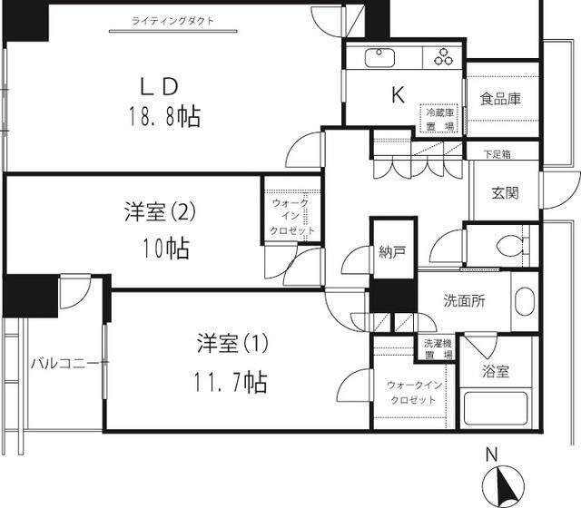 六本木ヒルズレジデンスの間取り