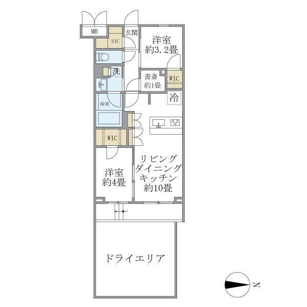 Ｌａ　Ｐｅｒｌａ　ＪｉｙｕｇａｏｋａＩＩの間取り