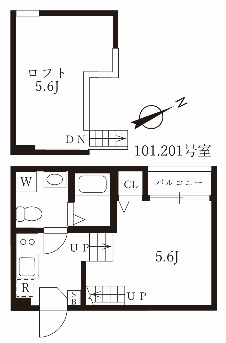 プラットの間取り
