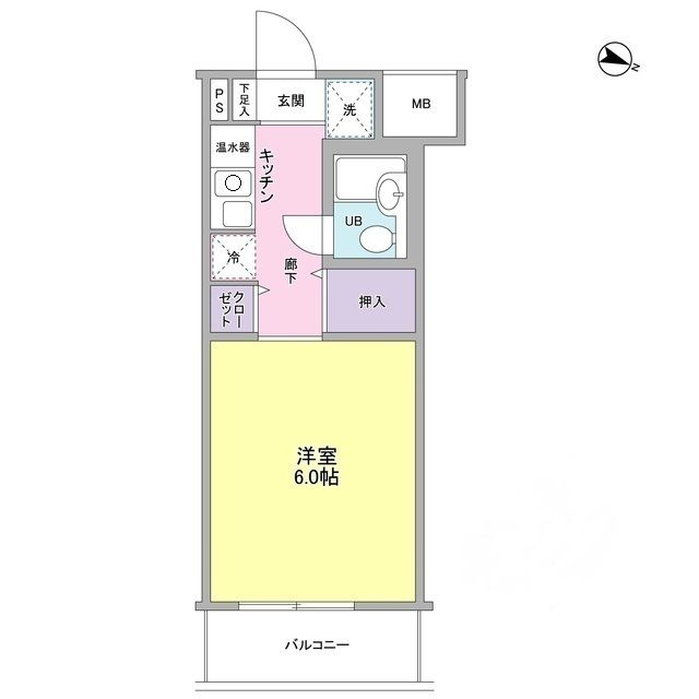 ポート旗の台の間取り
