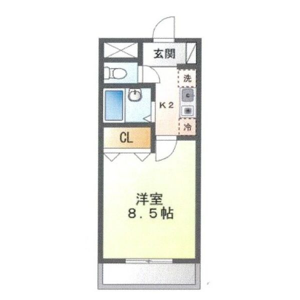 サンプラスⅢの間取り