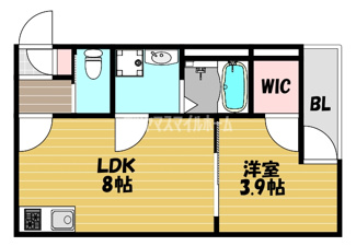 【間取り】 | H-maison門真南Ⅱ