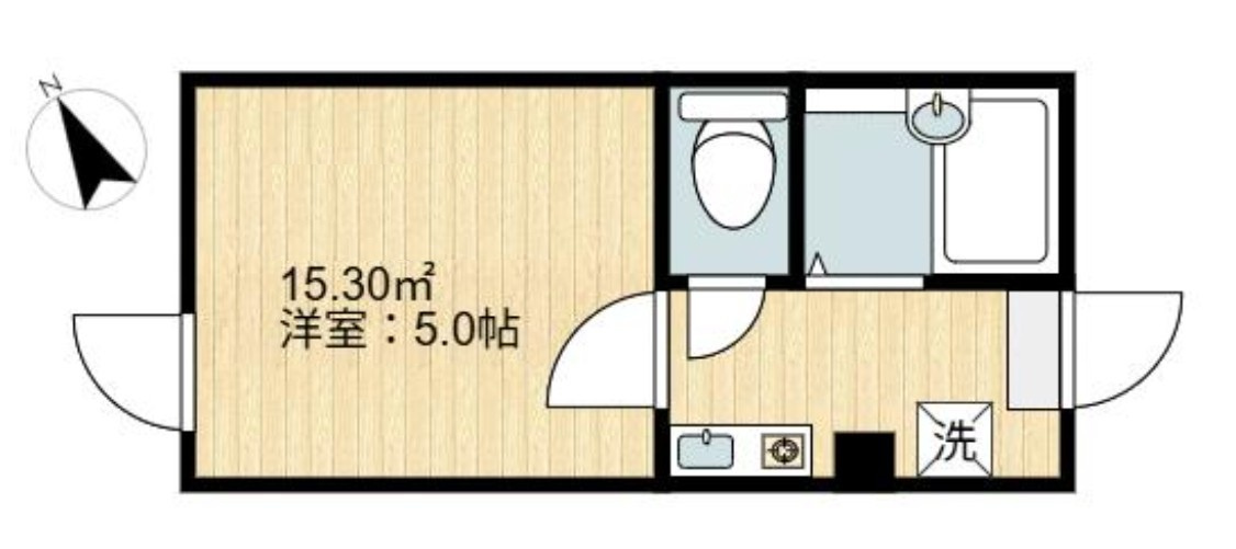 イルビラージュ四ツ木の間取り