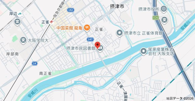 フロンティア中川の地図