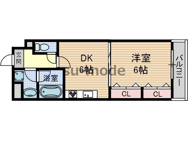 フロンティア中川の間取り
