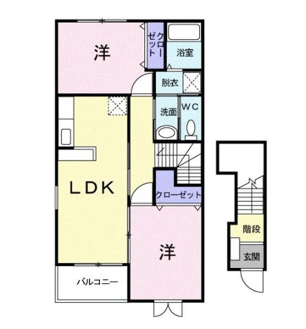 セントリスツ　オークの間取り