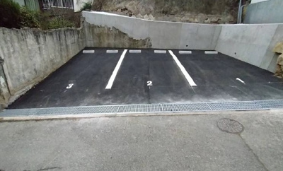 【前面道路含む現地写真】 | 西舞子９丁目　土地　収益駐車場