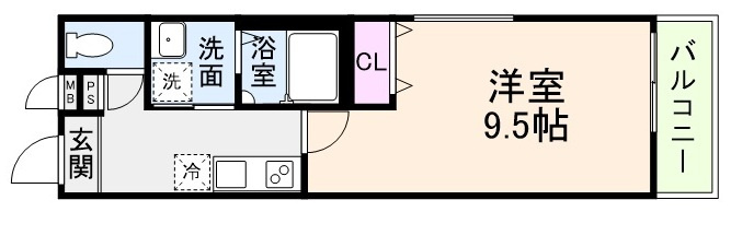 フジパレス杉本町サウスの間取り