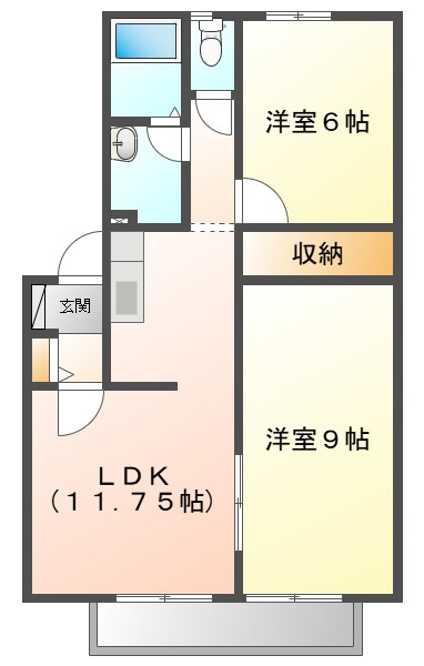 アーバンＦ　Ｃの間取り