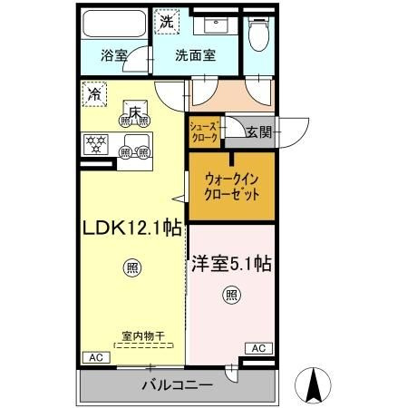 Luveriaの間取り