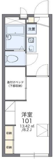 【間取り】 | レオパレスKSPIRIT　桜
