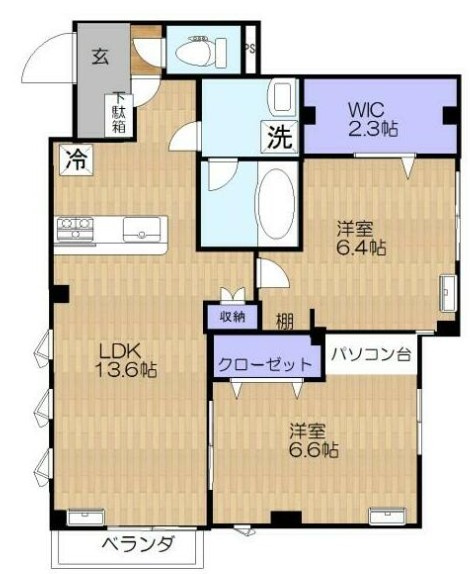 ＷＪ・Ｗ－２６の間取り