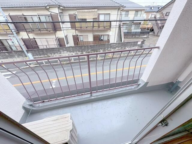 鈴木ハイツのバルコニー