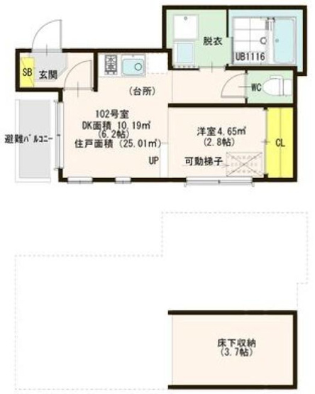 【間取り】 | ガナーズ館 長柄