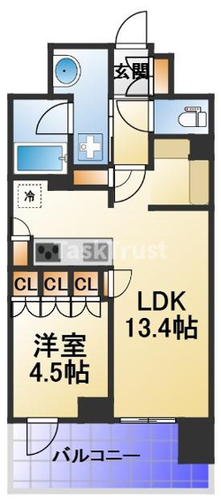 【間取り】 | ザ・パークハビオ都島フロント