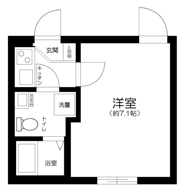 コートカリーナ竹ノ塚の間取り
