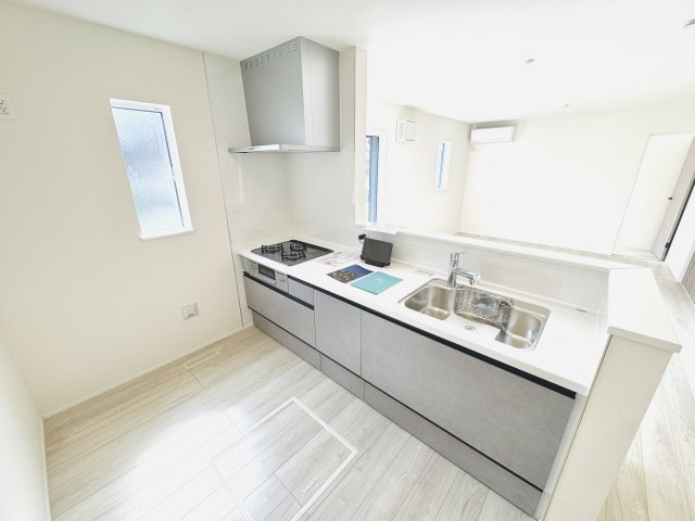 Cradle Garden玉村町立石24-1期　新築住宅 1号棟のキッチン