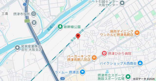 トレンヴィラ北摂の地図