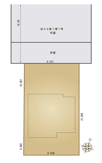 【区画図】 | 川越市川鶴2丁目　中古戸建