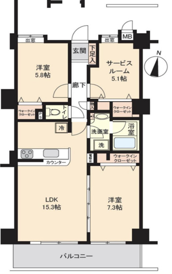 【間取り】 | センチュリー幸手