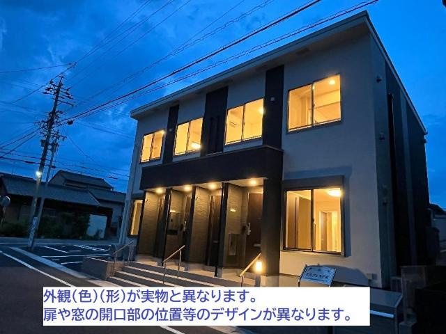 つくば市東光台新築アパート（仮の外観|同型タイプ