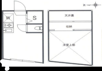 練馬区中村３丁目のアパートの間取り