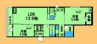 【間取り】 | イヴレーア橋本