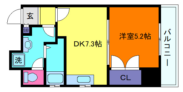 オーベルジュ甲南の間取り