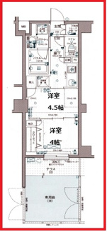 【間取り】 | 日神デュオステージ東向島