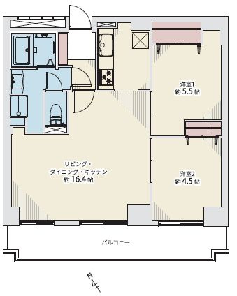 【間取り】 | 北三一条パークマンション